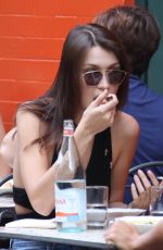 BELLA HADID Out for Lunch in New York 10/19/2016