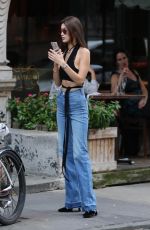 BELLA HADID Out for Lunch in New York 10/19/2016