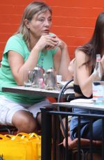 BELLA HADID Out for Lunch in New York 10/19/2016