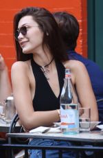 BELLA HADID Out for Lunch in New York 10/19/2016