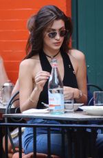 BELLA HADID Out for Lunch in New York 10/19/2016