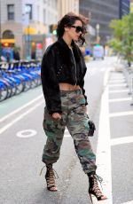 BELLA HADID Out and About in New York 10/25/2016