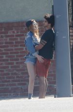 BELLA THORNE and Tyler Posey Out in Studio City 10/02/2016