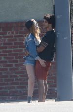 BELLA THORNE and Tyler Posey Out in Studio City 10/02/2016