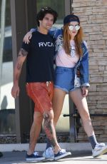 BELLA THORNE and Tyler Posey Out in Studio City 10/02/2016