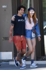 BELLA THORNE and Tyler Posey Out in Studio City 10/02/2016