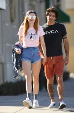 BELLA THORNE and Tyler Posey Out in Studio City 10/02/2016