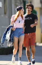 BELLA THORNE and Tyler Posey Out in Studio City 10/02/2016