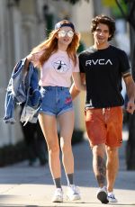 BELLA THORNE and Tyler Posey Out in Studio City 10/02/2016