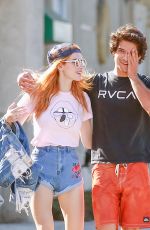 BELLA THORNE and Tyler Posey Out in Studio City 10/02/2016