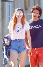 BELLA THORNE and Tyler Posey Out in Studio City 10/02/2016