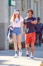 BELLA THORNE and Tyler Posey Out in Studio City 10/02/2016