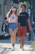 BELLA THORNE and Tyler Posey Out in Studio City 10/02/2016