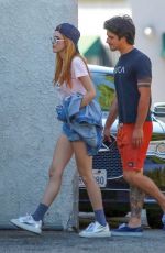 BELLA THORNE and Tyler Posey Out in Studio City 10/02/2016