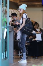 BELLA THORNE at a Nail Salon in Los Angeles 10/21/2016