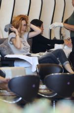 BELLA THORNE at a Nail Salon in Los Angeles 10/21/2016