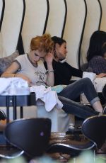 BELLA THORNE at a Nail Salon in Los Angeles 10/21/2016