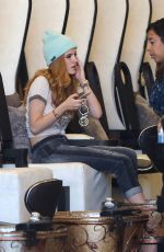 BELLA THORNE at a Nail Salon in Los Angeles 10/21/2016