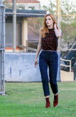 BELLA THORNE on the Set of 'Famous in Love