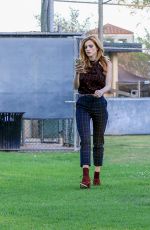BELLA THORNE on the Set of 'Famous in Love