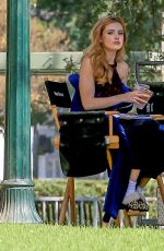 BELLA THORNE on the Set of 'Famous in Love