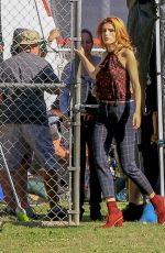 BELLA THORNE on the Set of 'Famous in Love