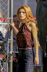 BELLA THORNE on the Set of 'Famous in Love