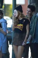 BELLA THORNE Out with Friends in Los Angeles 10/09/2016