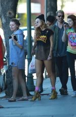 BELLA THORNE Out with Friends in Los Angeles 10/09/2016