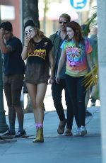 BELLA THORNE Out with Friends in Los Angeles 10/09/2016