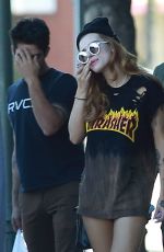 BELLA THORNE Out with Friends in Los Angeles 10/09/2016