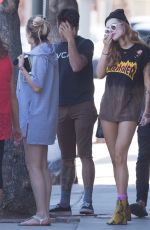 BELLA THORNE Out with Friends in Los Angeles 10/09/2016