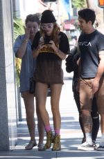 BELLA THORNE Out with Friends in Los Angeles 10/09/2016