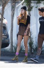 BELLA THORNE Out with Friends in Los Angeles 10/09/2016