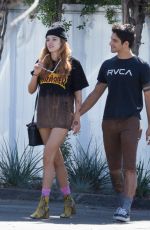 BELLA THORNE Out with Friends in Los Angeles 10/09/2016