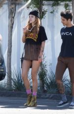 BELLA THORNE Out with Friends in Los Angeles 10/09/2016