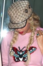 BEYONCE Out and About in New York 10/05/2016