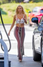 BRI TERESI at a Gas Station in Calabasas 10/06/2016