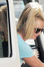 BRITNEY SPEARS Arrives at a Studio in Westlake Village 10/12/2016