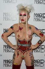 BROOKE CANDY at Marco Marco Fashion Show in Los Angeles 10/21/2016