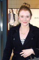BRYCE DALLAS HOWARD at Heathrow Airport in London 10/05/2016