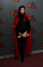CARA DE LE HOYDE at Kiss FM Haunted House Party in London 10/27/2016