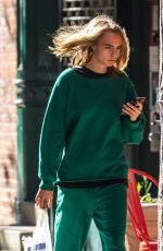 CARA DELEVINGNE Out and About in New York 10/10/2016