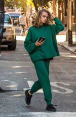 CARA DELEVINGNE Out and About in New York 10/10/2016