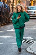CARA DELEVINGNE Out and About in New York 10/10/2016
