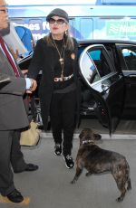 CARRIE FISHER at LAX Airport in Los Angeles 10/07/2016