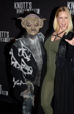 CARRIE KEAGAN at Knott’s Scary Farm Opening Night in Buena Patk 09/30/2016