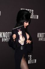 CASSANDRA PETERSON at Knott’s Scary Farm Opening Night in Buena Patk 09/30/2016