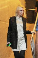 CATE BLANCHETT Out and About in Tribeca 10/18/2016