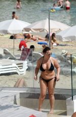 CHANELLE HAYES in Bikini at a Pool in Spain 10/04/2016